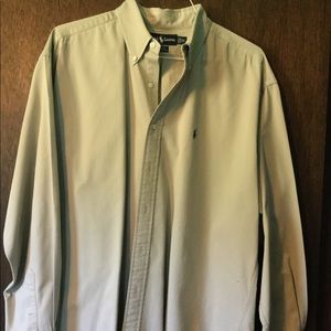 Ralph Lauren Khaki Long Sleeve Shirt